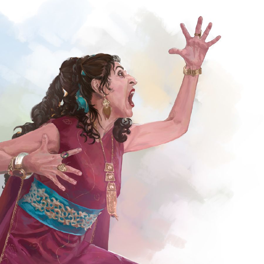 Queen Athaliah shouts