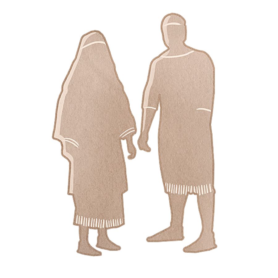 A man and wife who both worship Jehovah
