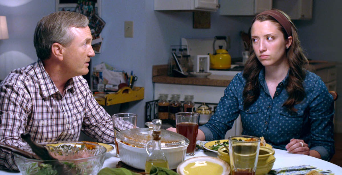Frank talks with his daughter, Liz