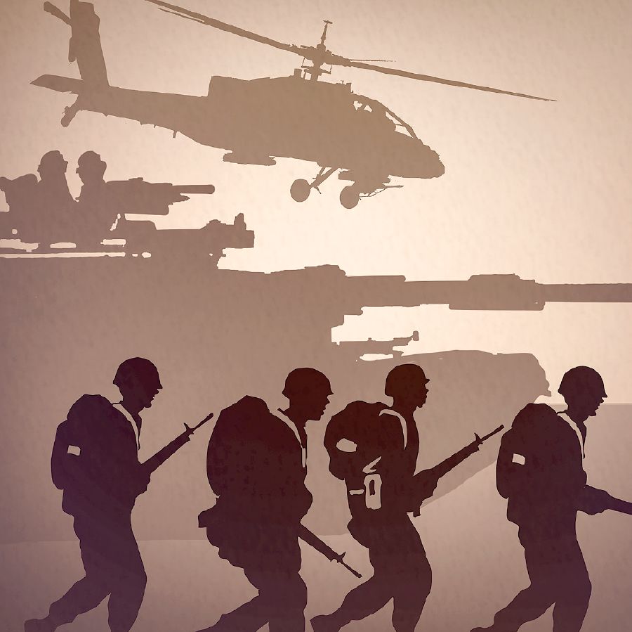 The armies of Gog of Magog prepare to attack God’s people