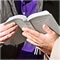 An open Bible