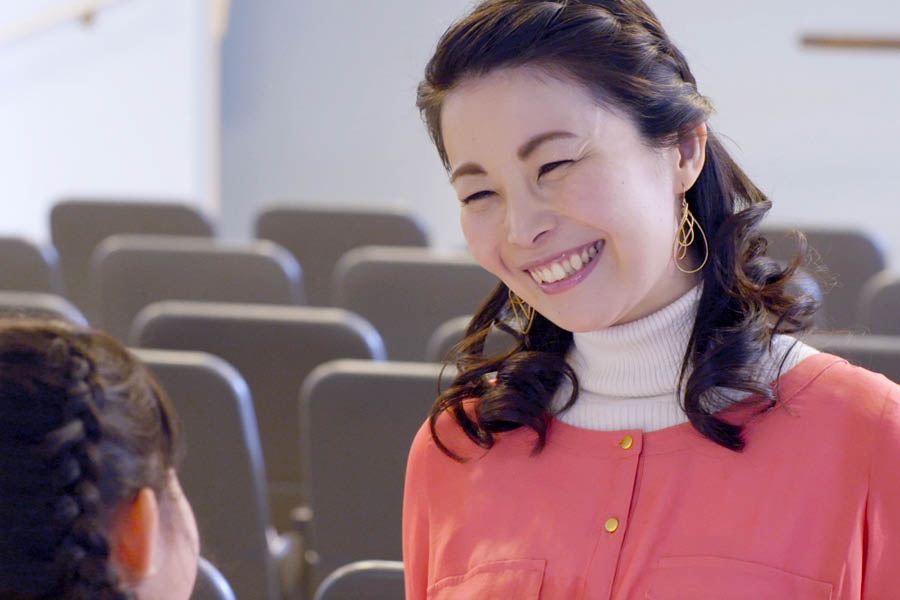 Miki is welcomed in her new congregation
