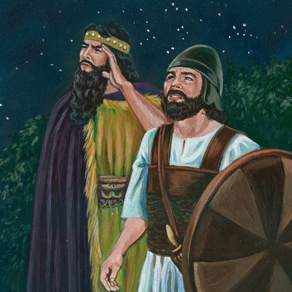 King Saul hears David’s voice