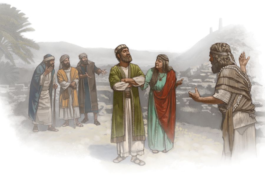 King Rehoboam’s mother and personal advisers influence him to engage in pagan worship