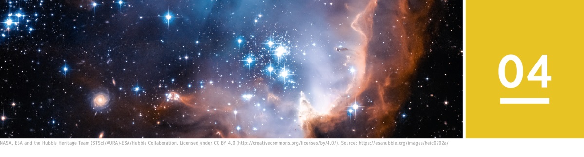 Ye ti manda 4. A bâ atongoro nga na abungbi ti atongoro so aza na bï na lege ti télescope.