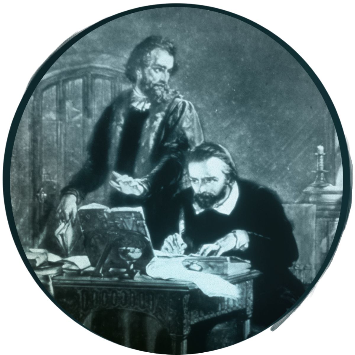 William Tyndale ayeke kiri na peko ti Bible