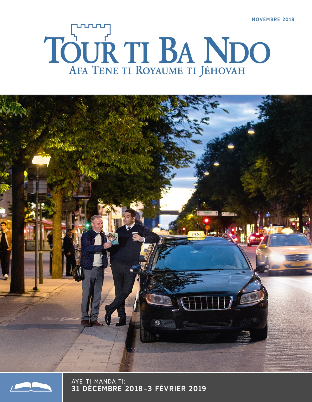 Tour ti Ba Ndo ti mandango ni, novembre ngu 2018