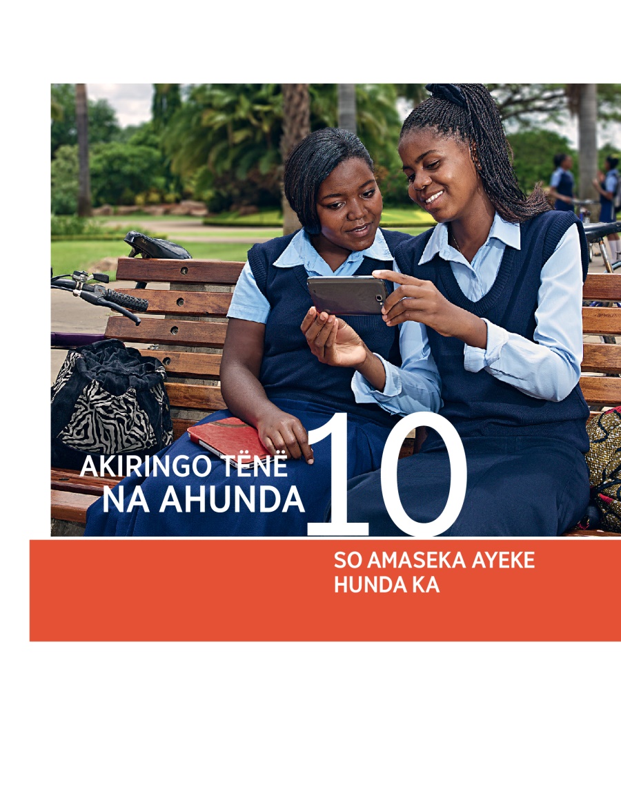 Couverture ti brochure akiringo tënë na ahunda 10 so amaseka ayeke hunda ka