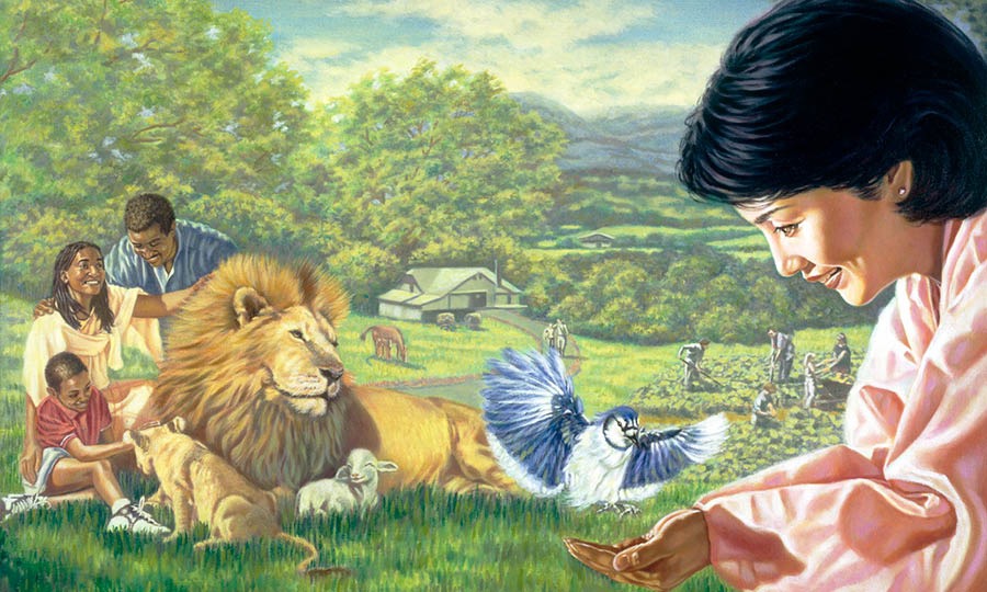 Menschen im Paradies