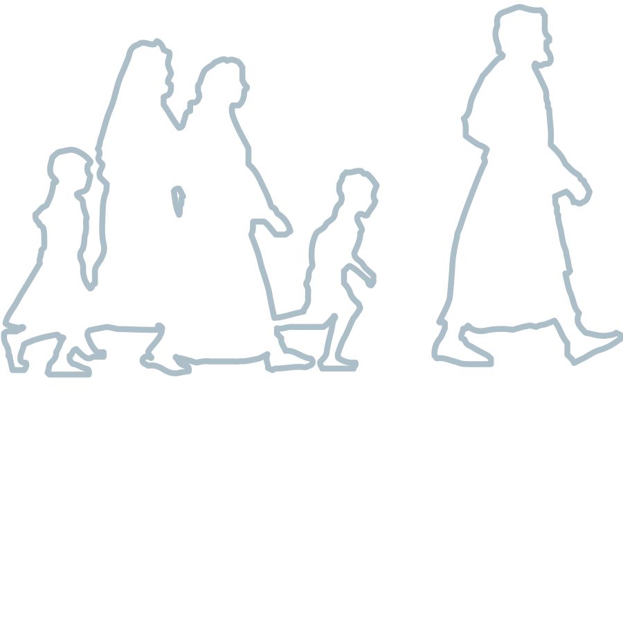 යේසුස් පසුපස යන මිනිසුන්