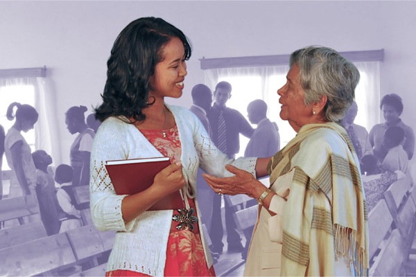 සාක්ෂිකරුවන් අනිත් අය එක්ක ආශ්‍රය කරනවා