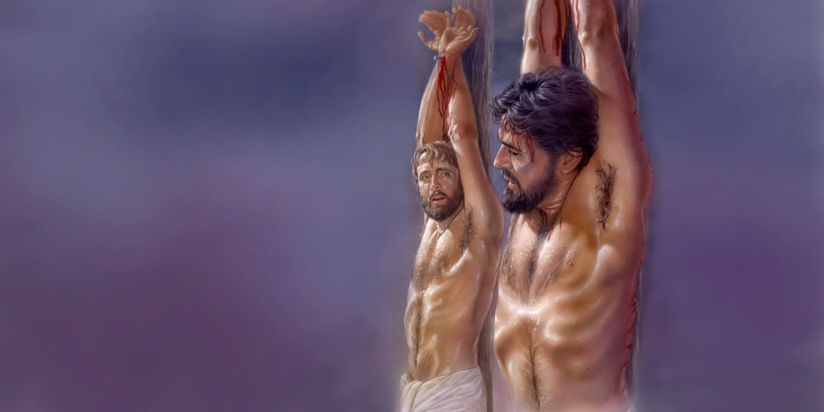 ”ඔබ මා සමඟ පාරාදීසයේ සිටින බවට අද මම ඔබට සහතිකවම පොරොන්දු වෙනවා” කියලා තමන් අසල වධකණුවේ සිටින අපරාධකරුට යේසුස් පොරොන්දු වෙයි