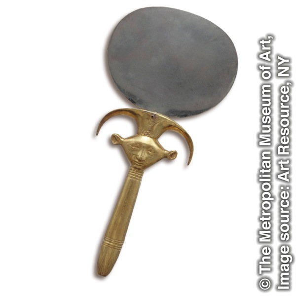 පුරාණ ඊජිප්තුවේ පාවිච්චි කරපු කණ්ණාඩියක්