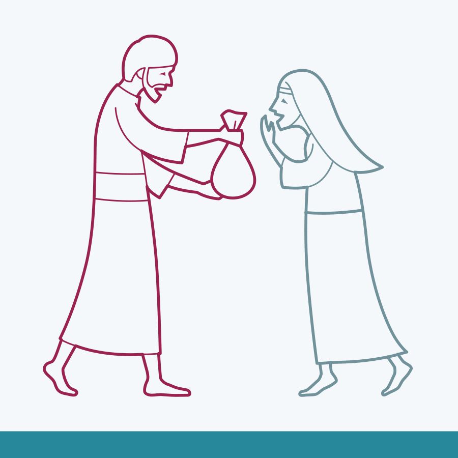 තිමෝති සහෝදරියකට තෑග්ගක්දෙමින්