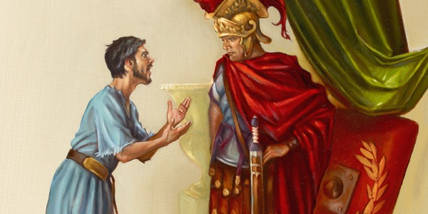 පාවුල්ගේ නෑදෑ පුතා හමුදාපතිට කතා කරයි