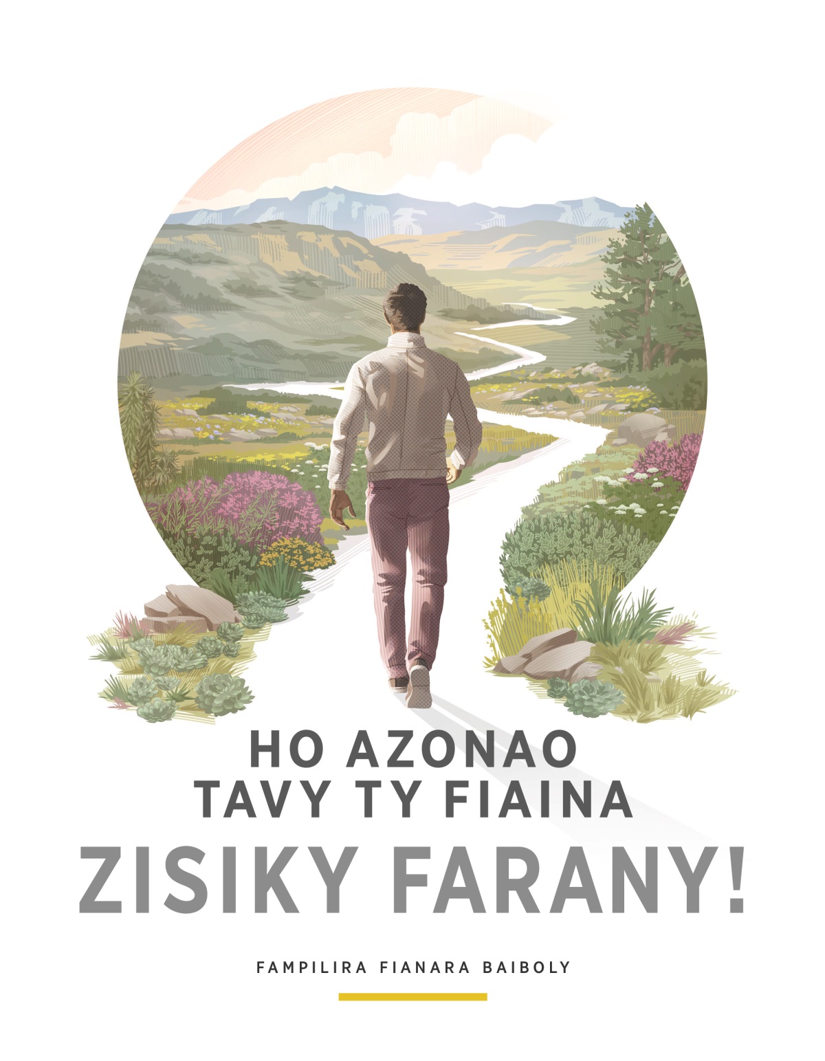 Ho Azonao Tavy ty Fiaina Zisiky Farany!—Fampilira Fianara Baiboly. Lahilahy mandeha amy lala miviombio. Misy raha mitiry sankarazany noho vohibohitsy ty manodidy ani-lala iny.