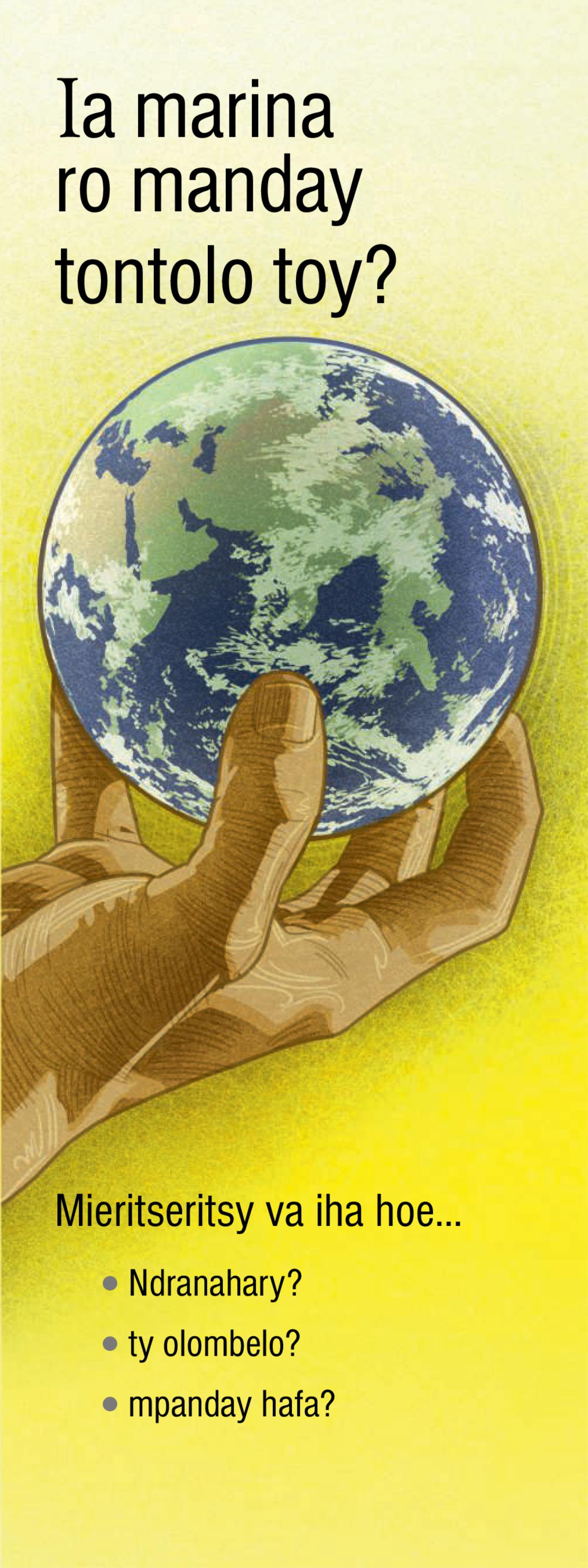 Ia Marina ro Manday Tontolo Toy?