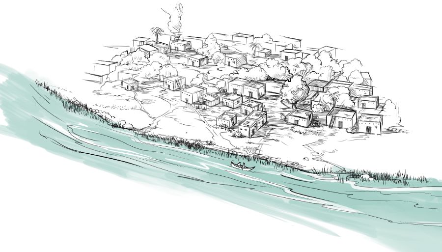 Ilay tanàna nisy an’i Ezekiela, teo amoron’ny reniranon’i Kebara.