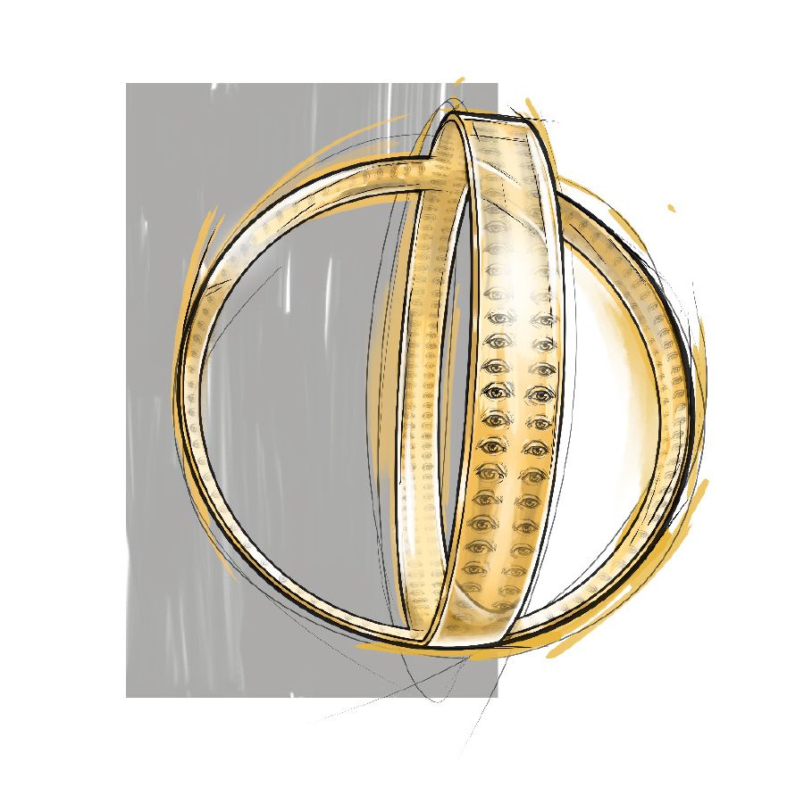 Kodiarana iray ao anatin’ny kodiarana iray. Feno maso ilay izy, araka ny hitan’i Ezekiela.