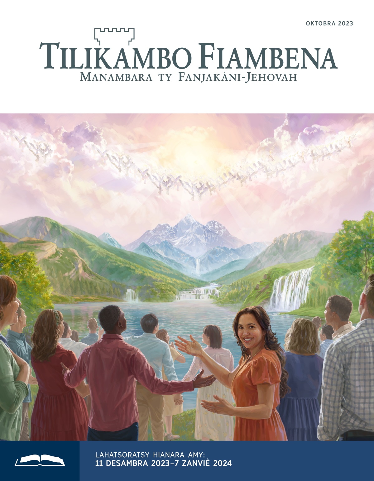 Anjely an-danitsy any noho olo amy paradisa ao, falifaly midera ani-Jehovah.