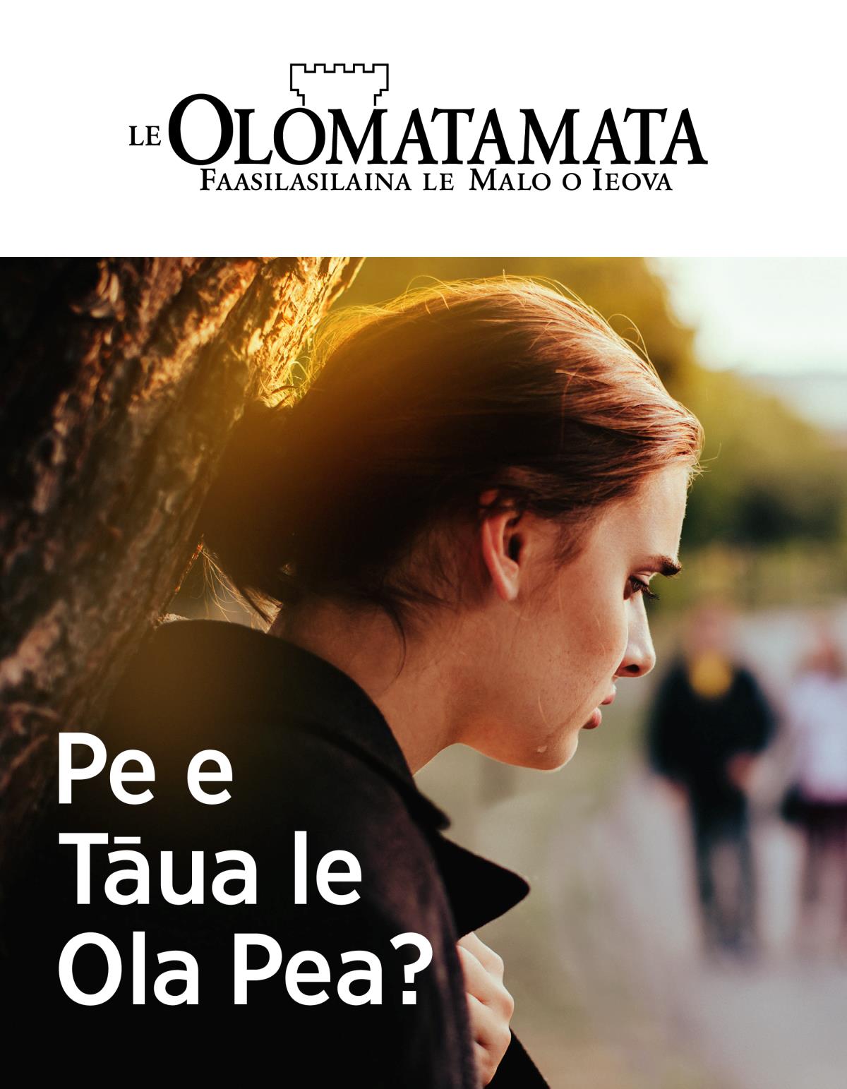 Le mekasini o Le Olomatamata | Pe e Tāua le Ola Pea?