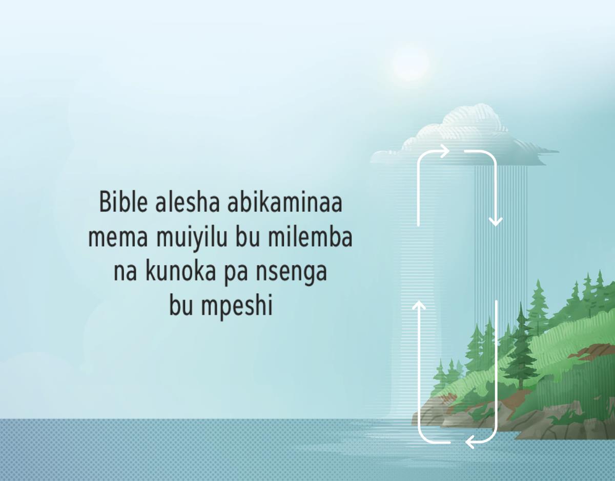 Bible alesha abikaminaa mema muiyilu bu milemba na kunoka pa nsenga bu mpeshi. Mikietue ayende abifunyaa mulonda wa nsa ailesha abikaminaa milemba na kuika pa nsenga bu mpeshi.