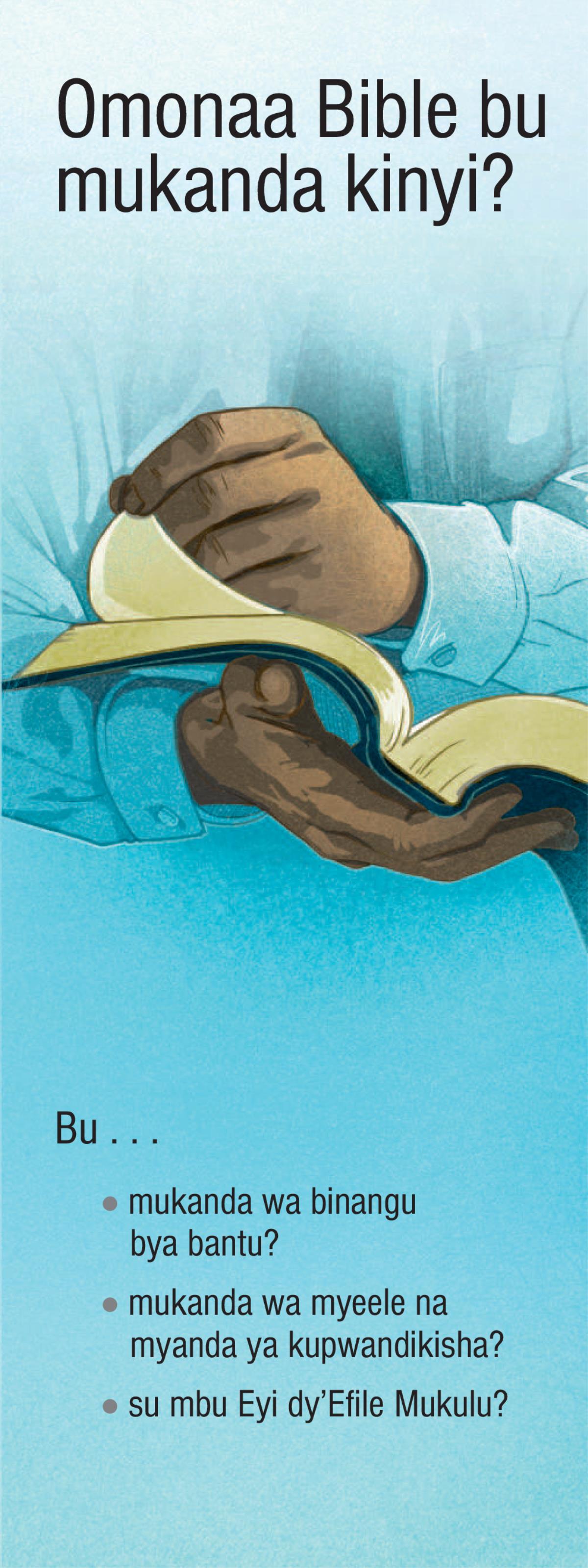 Omonaa Bible bu mukanda kinyi?