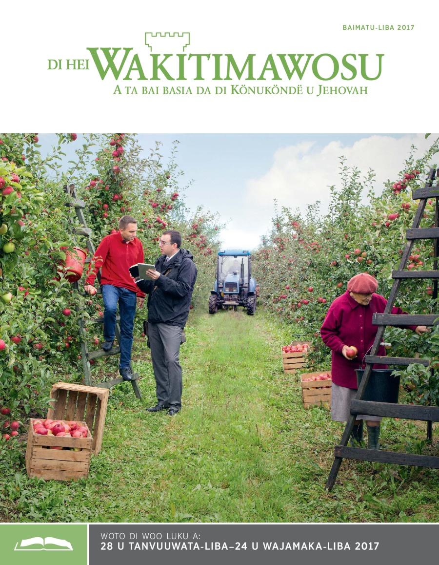 Di Hei Wakitimawosu u lei soni a komakandi u baimatu-liba 2017