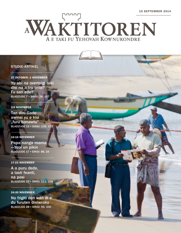 Kafti fu a Studie-Waktitoren fu 15 september 2014