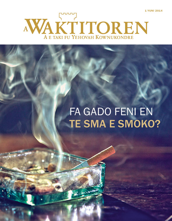 Kafti fu a Waktitoren tijdschrift, yuni 2014 | Fa Gado e si smoko