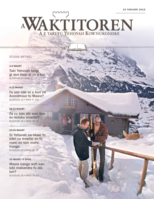 Kafti fu a Studie-Waktitoren fu 15 yanuari 2015