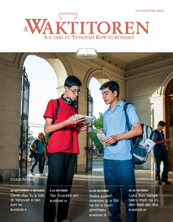 Kafti fu a Studie-Waktitoren fu 15 augustus 2015