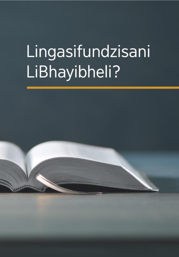 Lingasifundzisani LiBhayibheli?