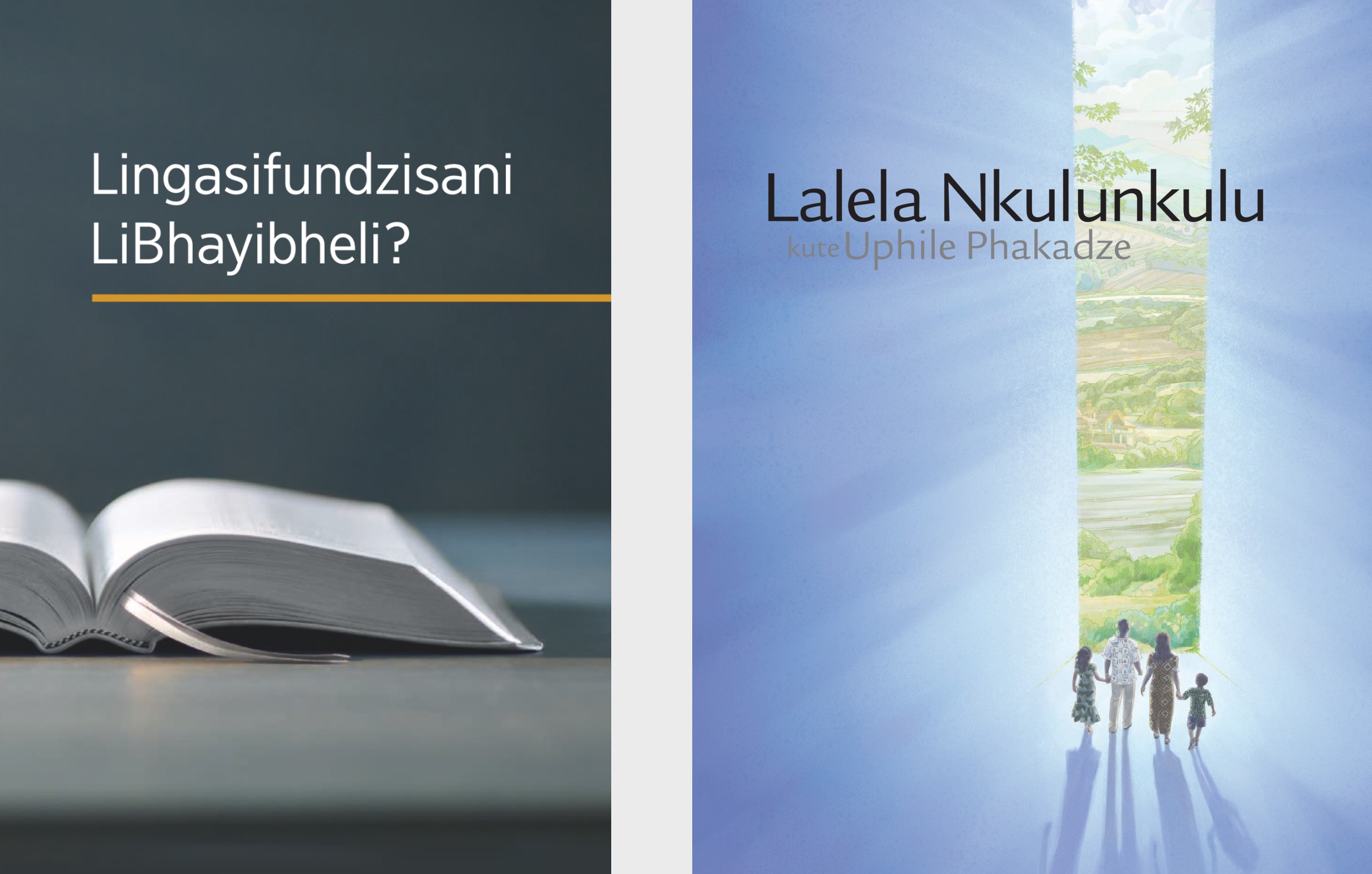 The book ‘What Can the Bible Teach Us?’ and the brochure ‘Listen to God and Live Forever.’