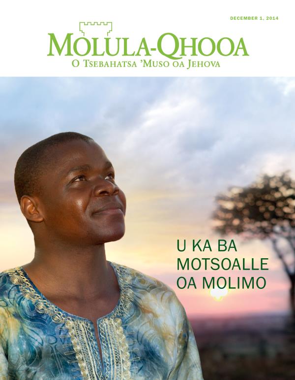 Monna o nahana ka Molimo