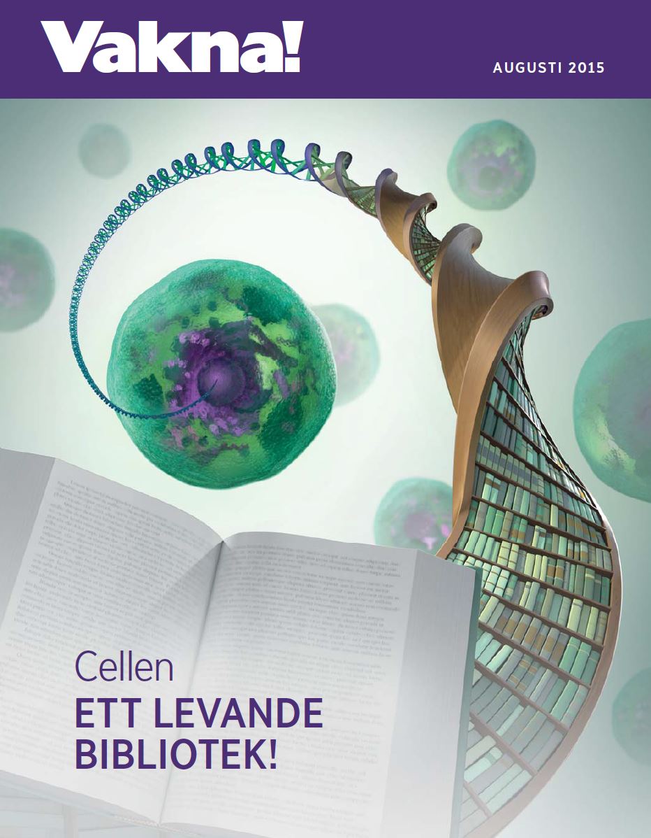 Framsidan av tidskriften Vakna! för augusti 2015 | Cellen – ett levande bibliotek!