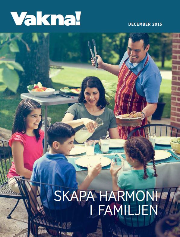 Framsidan av tidskriften Vakna! för december 2015 | Skapa harmoni i familjen