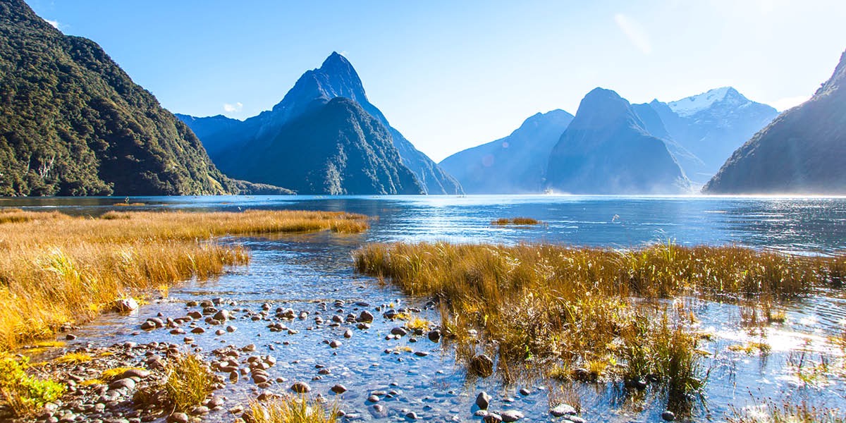 Milford Sound, Nya Zeeland.