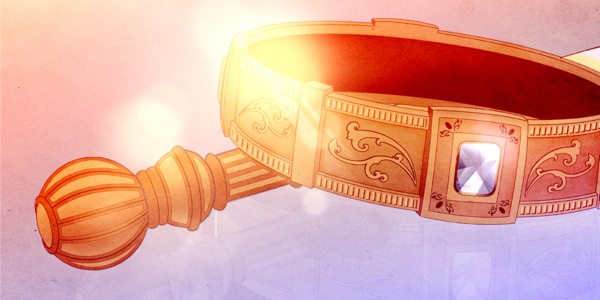 En kungs krona och spira