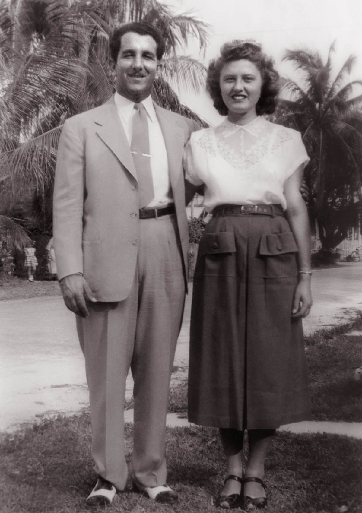 Eugene och Camilla i Key West 1951.