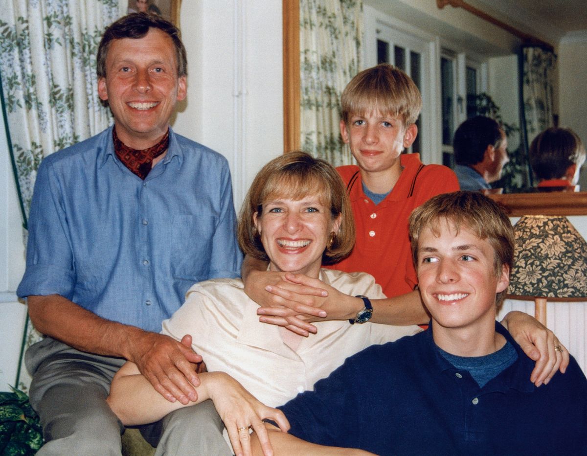 Miles, Stella, Simon och Mark.