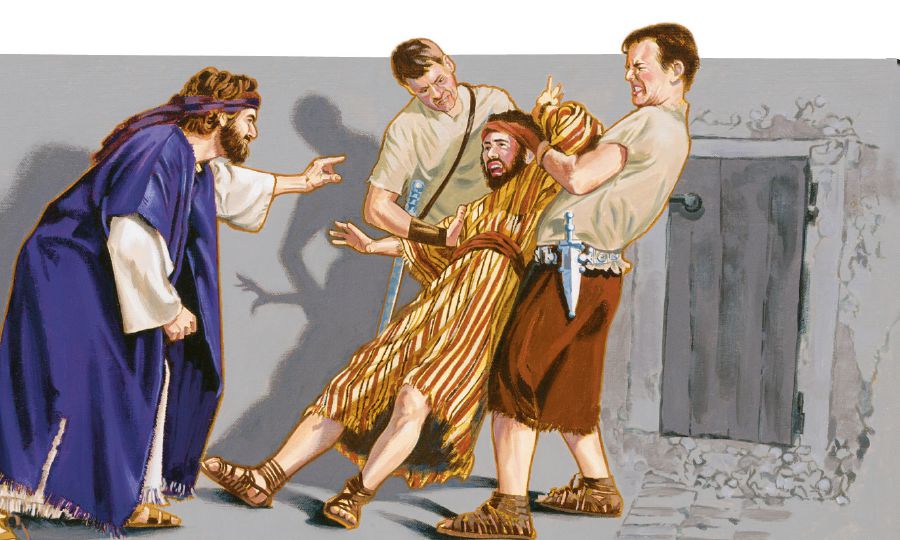 En slav ser till att hans medslav kastas i fängelse