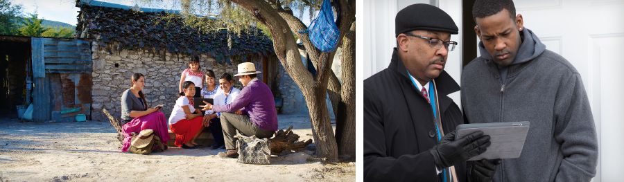 Förkunnare visar filmer i tjänsten