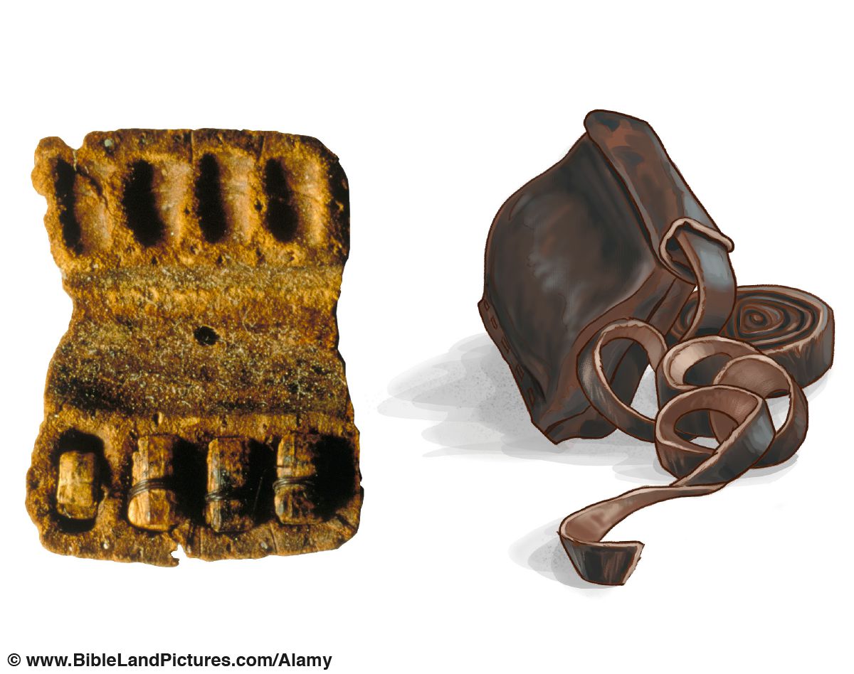 Kapslar med skriftcitat (fylakterier)