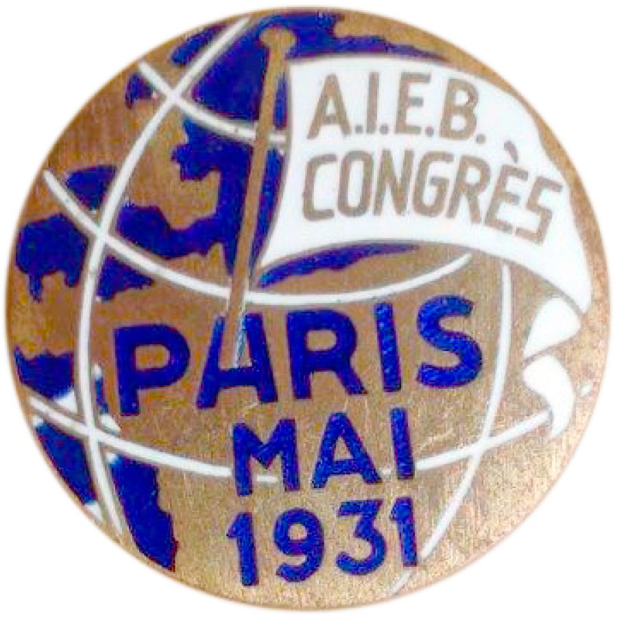 Reklam för den internationella sammankomsten i Paris i maj 1931.
