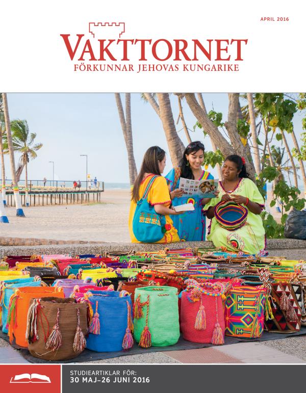 Studieupplagan av tidskriften Vakttornet, april 2016