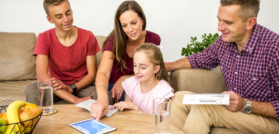 Jacob, Reneé, Skye och Shane.