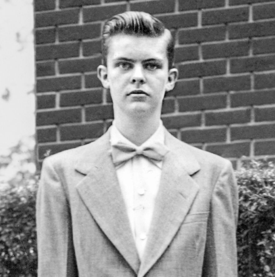 David Sinclair som 17-åring.