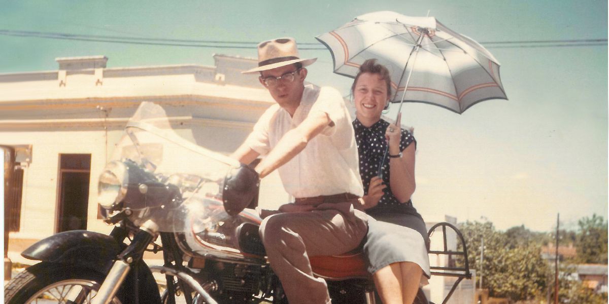 Walter och Erika Nöhrer Bright i Asunción i Paraguay.