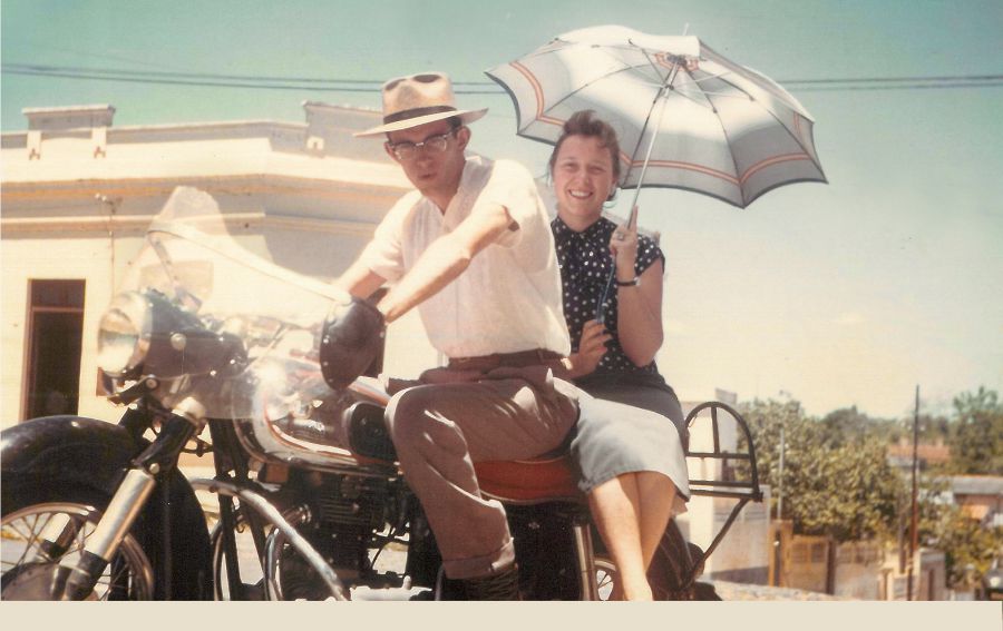 Walter och Erika Nöhrer Bright i Asunción i Paraguay.